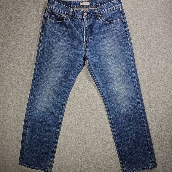 Uniqlo Jeans Stright Fit 31x30 Feded - Picture 1 of 10